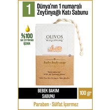 Olivos Doğal Baby Body Zeytinyağlı Bebek Cilt Bakım Temizlik Sabunu Zeytinyağı Sabunu 100 gr