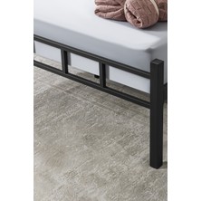 Evger K90 Siyah Metal Karyola Çift Kişilik (160X200 Cm) Yataksız