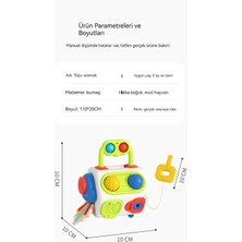 Niu Niu Bebek Octahedron Meşgul Top Bebek 1 Yaşındaki Oyuncak (Yurt Dışından)