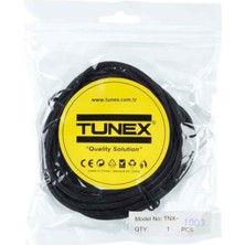 Tunex 3.5 mm Erkek 3,5 mm Dişi 3 mt Metal Jaklı Aux Uzatma Kablo TNX-1003