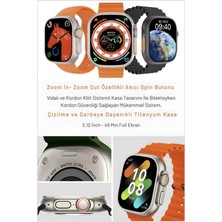 Ucuztekno Watch 8 Ultra 49MM 7 Kordonlu Ios ve Andrıod Uyumlu Akıllı Saat