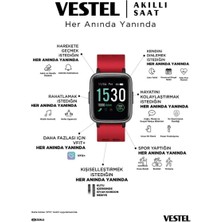 Vestel Akıllı Saat Kırmızı