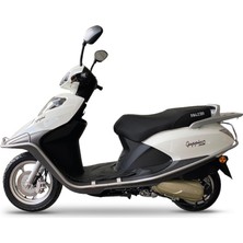 Falcon Guppi 110 Benzinli Scooter - Beyaz