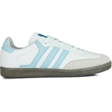 Fitbas 440238 467 Kadın Beyaz Mavi Büyük Numara Spor Ayakkabı