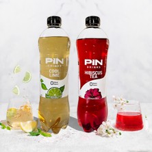 Pin Hibiskus & Pin Cool Lime Deneme Paketi - Şekersiz & Kalorisiz - 6 Adet x 1 Litre