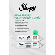 Sleepy Easy Clean Yüzey 2 x 15 Ve, Mopa Uyumlu 4 Xl Havlular, Pamuk 50 Gram