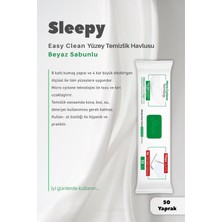 Sleepy Easy Clean Yüzey 2 x 15 Ve, Mopa Uyumlu 4 Xl Havlular, Pamuk 50 Gram