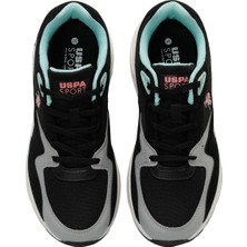 U.S. Polo Assn. Husky Wmn 4fx Siyah Kadın Sneaker