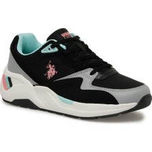 U.S. Polo Assn. Husky Wmn 4fx Siyah Kadın Sneaker