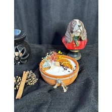 Saki Aromaterapi Rahatlatıcı Vanilya Kokulu Doğal Soya Wax Mum