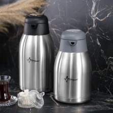 Penguen 2 Litre Paslanmaz Çelik Termos Çelik Tabanlı 1200XS