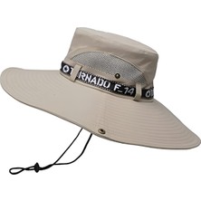 Tezzgelsin Unisex Yazlık Geniş Kenarlı Fileli Katlanabilir Safari Outdoor Plaj Şapkası