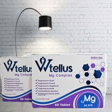 Wtellus Mg Complex Magnezyum Kompleksi Takviye Edici Gıda 60 Tablet