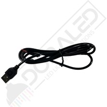 Dora Led 100 cm USB Erkek Kablo 2 Amper Ucu Açık USB Kablo