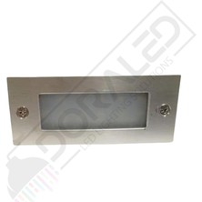 Dora Led  Dikdörtgen Merdiven Spot Koridor Aydınlatma Günışığı 2,5W 11x5,3 Cm HELIOS-91-2500