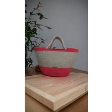 Home Decors By Özlem Günlük Hasır Çanta Plaj Çantası El Çantası El Emeği Handmade Tasarım Tarz Yaz Moda ÇANTA-35X20CM