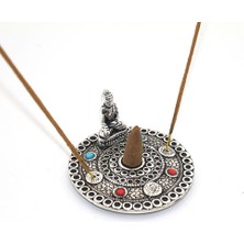 Keyfim Shop Metal Yuvarlak Budalı Tütsülük