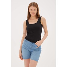 Fashion Friends 24Y0266K1 Kadın Kare Yaka Atlet