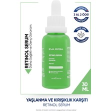 Eva Rosa Yaşlanma Karşıtı, Onarıcı, Nemlendirici, Aydınlatıcı, Aloe Vera Özlü Retinol Serum 30 ml