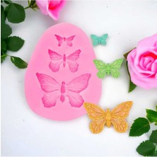 By Hobi Yap Kelebek Özel Seri Silikon Mum Kalıbı No: 1