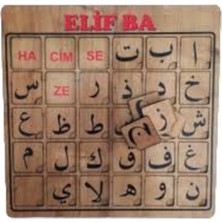 Ahşap Elif Ba Puzzle