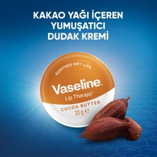 Vaseline Lip Therapy Yumuşatıcı Dudak Kremi Kakao Yağı 20 gr