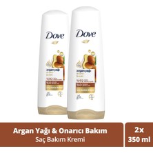 Dove Saç Bakım Kremi Argan Yağı Onarıcı Bakım 350 ml x2 Adet