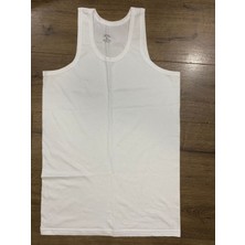 Arma Erkek Beyaz Premium %100 Pamuk Penye Atlet 3'lü Paket