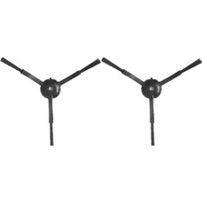 Roborge Roborock Q8 Max + Robot Süpürge Uyumlu 2'li Yan Fırça- Yedek Parça Seti