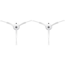 Roborge Roborock Q5 Pro + Robot Süpürge Uyumlu 2'li Yan Fırça- Yedek Parça Seti