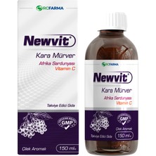 Newvit Kara Mürver Afrika Sardunyası Vitamin C 150 ml