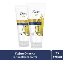 Dove 1 Minute Serum Saç Bakım Kremi Yoğun Onarıcı 170 ml X2 Adet