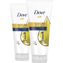 Dove 1 Minute Serum Saç Bakım Kremi Yoğun Onarıcı 170 ml X2 Adet