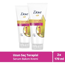 Dove 1 Minute Serum Saç Bakım Kremi Uzun Saç Terapisi 170 ml X2 Adet