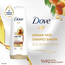 Dove Saç Bakım Kremi Argan Yağı Onarıcı Bakım 350 ml x2 Adet