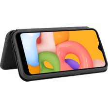 BDT Boutique Samsung Galaxy A01 Için Kılıf Deri Folio Flip Case ile Tam Koruma (Yurt Dışından)