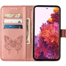 BDT Boutique Samsung Galaxy S21 Ultra 5g Kapak Çevirin Kabartma Kelebek (Yurt Dışından)