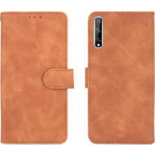 BDT Boutique Huawei Y8P Kart Ekleme Deri Folio Flip Case Koruyucu Kılıf (Yurt Dışından)