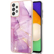 BDT Boutique Samsung Galaxy A52S 5g Ince Tpu Mermer Desen Koruma Yumuşak (Yurt Dışından)