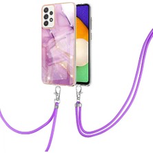 BDT Boutique Samsung Galaxy A52S 5g Tampon Mermer Crossbody Kordon Askısı Yumuşak (Yurt Dışından)