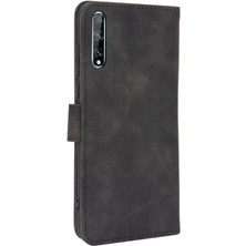 BDT Boutique Huawei Y8P Kart Ekleme Deri Folio Flip Case Koruyucu Kılıf (Yurt Dışından)