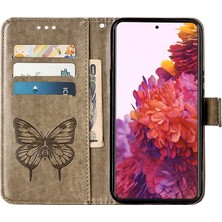 BDT Boutique Samsung Galaxy S21 Ultra 5g Kapak Çevirin Kabartma Kelebek (Yurt Dışından)