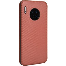 BDT Boutique Kart Tutucu Kickstand Tam Koruma Fiber ile Huawei Mate 30 Için Kılıf (Yurt Dışından)