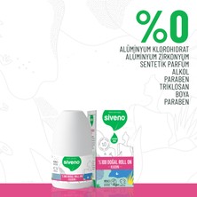 Siveno %100 Doğal Roll-On Kadın Deodorant Ter Kokusu Önleyici Bitkisel Leke Bırakmayan Vegan 50 ml