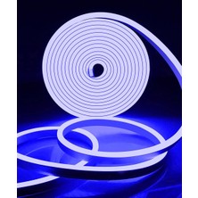 AC Aydınlatma 12V Neon LED 6X12 Mavi Işık 5mt
