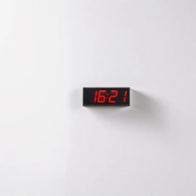 Sanec Dijital LED Duvar ve Masa Saati - Kırmızı (Kasa Ölçüsü: 12X30 Cm)