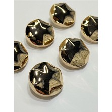 Karan Tuhafiye Metal Düğme/trençkot Ceket Boyu/ 6 Lı Set/2,3 CM/JX18/GOLD