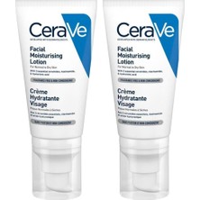 Cerave Nemlendirici Yüz Kremi 2 Adet 52 ml