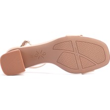 Nine West NARLA 4FX Krem Kadın Comfort Sandalet
