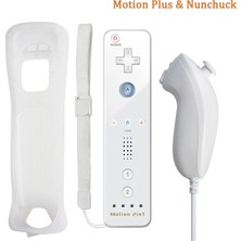 Kepang 12-60-230-NINTENDO Wii/wii U Joystick 2 In 1 Denetleyici Seti Kablosuz Uzaktan Gamepad Motion Plus Silikon Kılıf Ile Video Oyunu (Yurt Dışından)